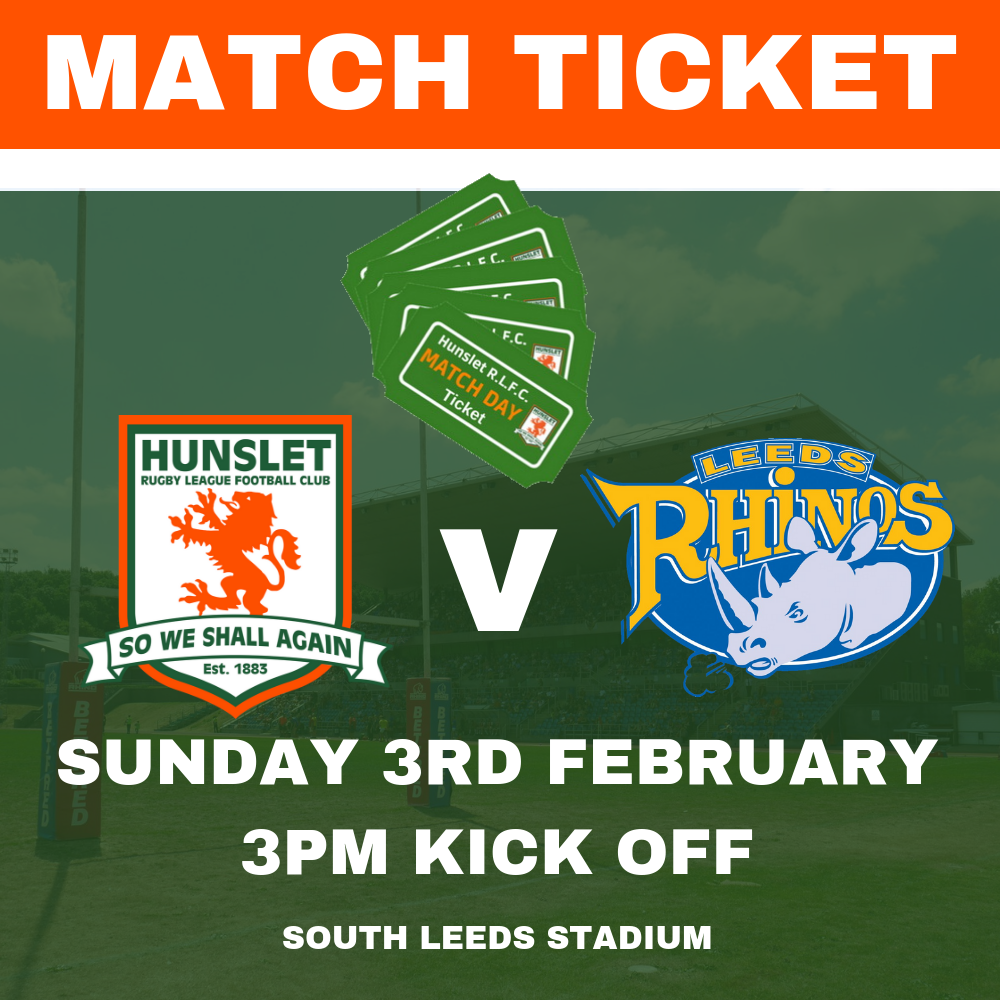 Hunslet RLFC vs Leeds Rhinos