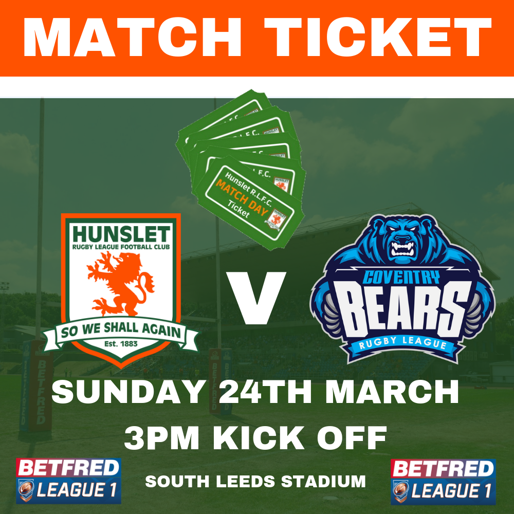 Hunslet RLFC vs Coventry Bears